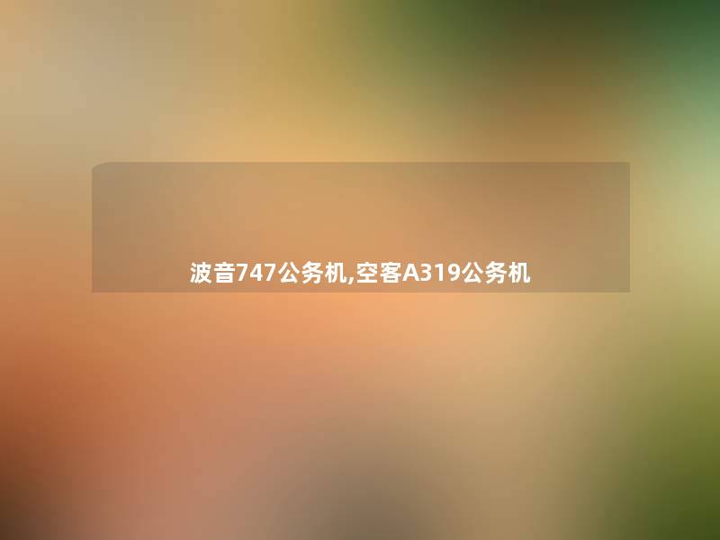 波音747公务机,空客A319公务机 波音747公务机,空客A319公务机